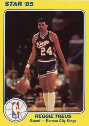 1984-85 Star Court Kings #16 - Reggie Theus - Sacramento Kings
