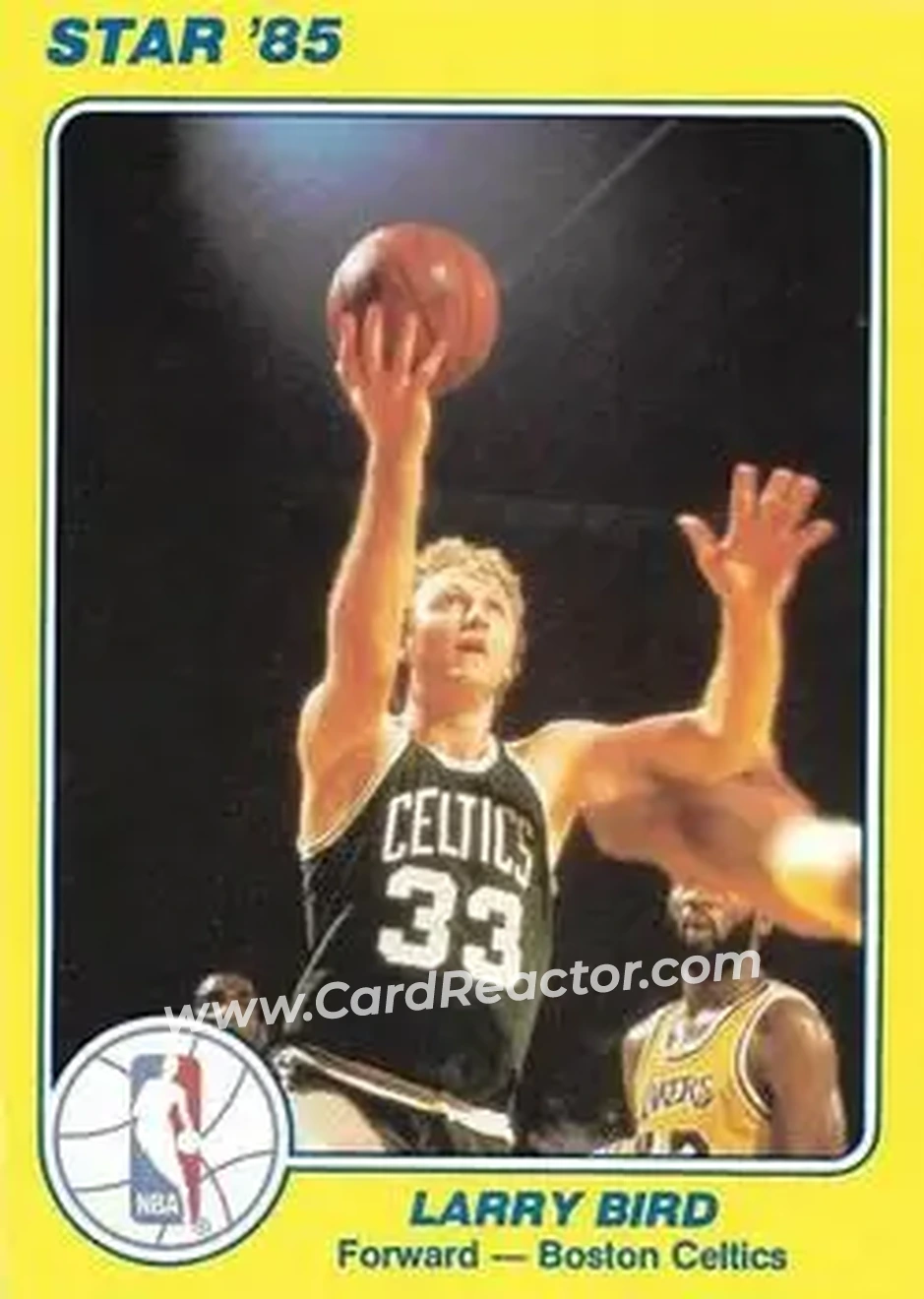 1984-85 Star Court Kings #18 - Larry Bird - Boston Celtics - Front 1984-85 Star Court Kings #18 - Larry Bird - Boston Celtics - Front