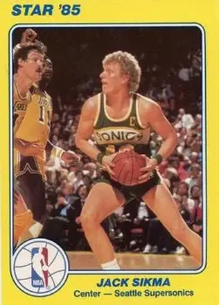 1984-85 Star Court Kings #21 - Jack Sikma - Seattle SuperSonics