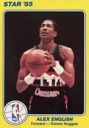 1984-85 Star Court Kings #22 - Alex English - Denver Nuggets