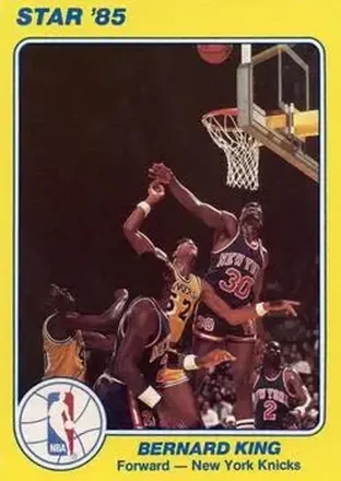1984-85 Star Court Kings #23 - Bernard King - New York Knicks