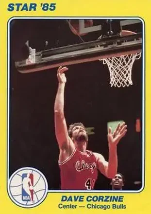 1984-85 Star Court Kings #24 - Dave Corzine - Chicago Bulls