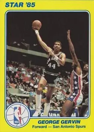 1984-85 Star Court Kings #25 - George Gervin - San Antonio Spurs