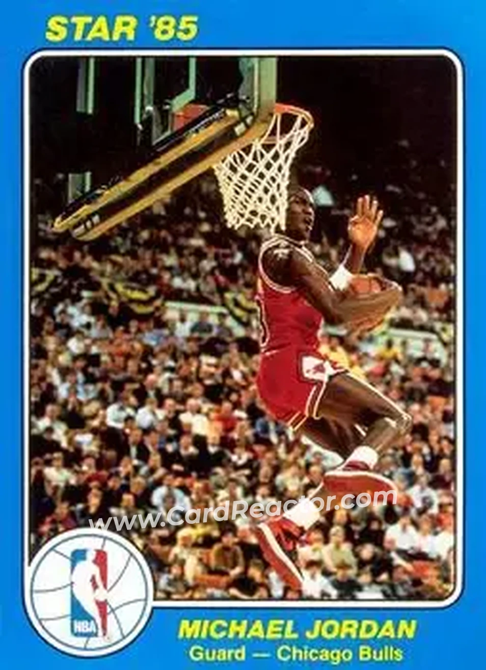 1984-85 Star Court Kings #26 - Michael Jordan - Chicago Bulls - Front 1984-85 Star Court Kings #26 - Michael Jordan - Chicago Bulls - Front