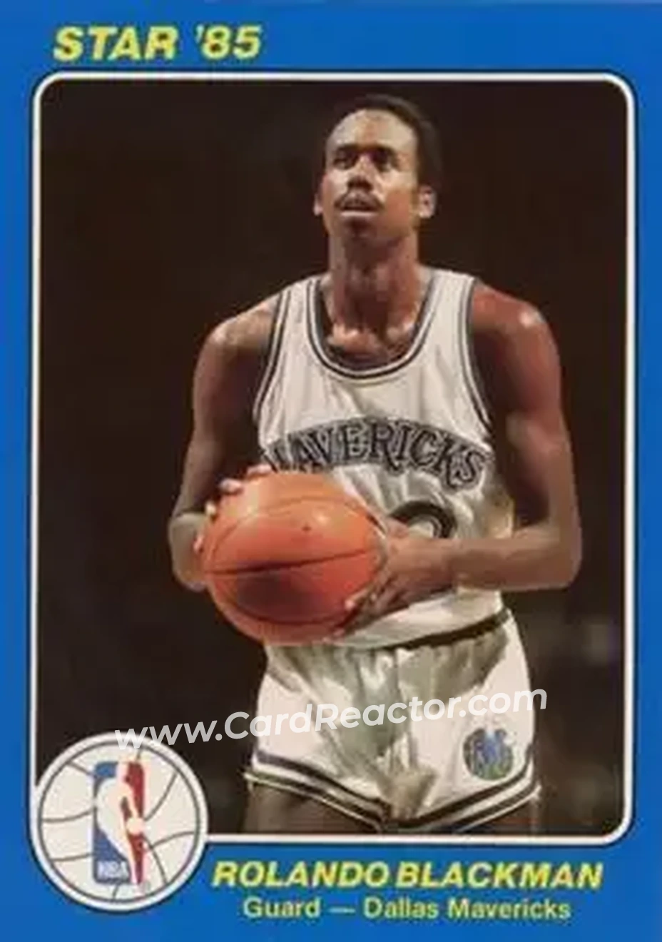 1984-85 Star Court Kings #27 - Rolando Blackman - Dallas Mavericks - Front