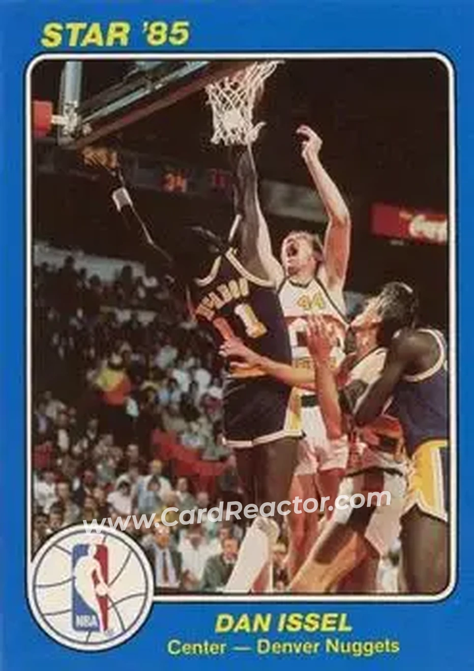 1984-85 Star Court Kings #28 - Dan Issel - Denver Nuggets - Front 1984-85 Star Court Kings #28 - Dan Issel - Denver Nuggets - Front