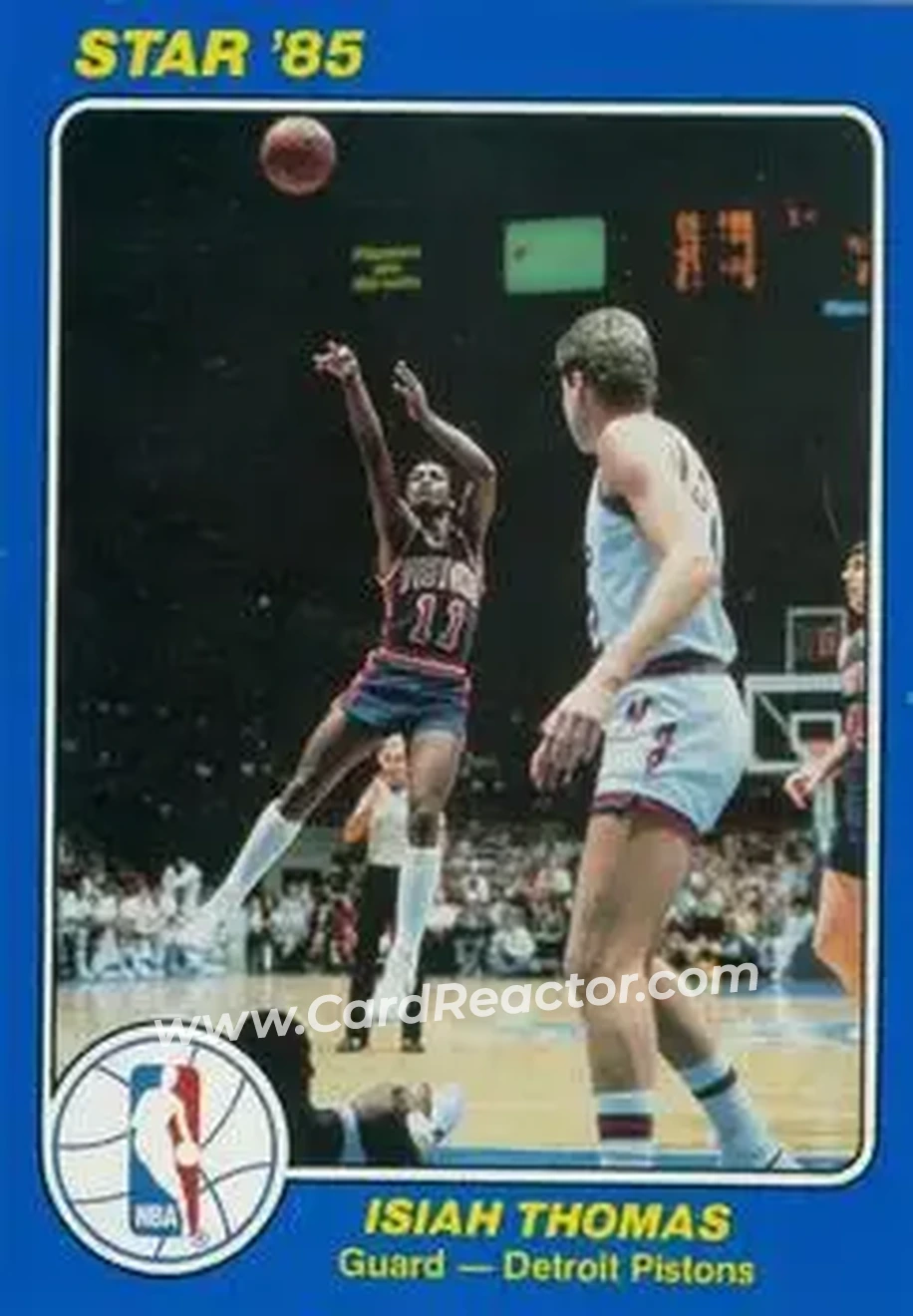 1984-85 Star Court Kings #30 - Isiah Thomas - Detroit Pistons - Front