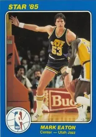 1984-85 Star Court Kings #32 - Mark Eaton - Utah Jazz