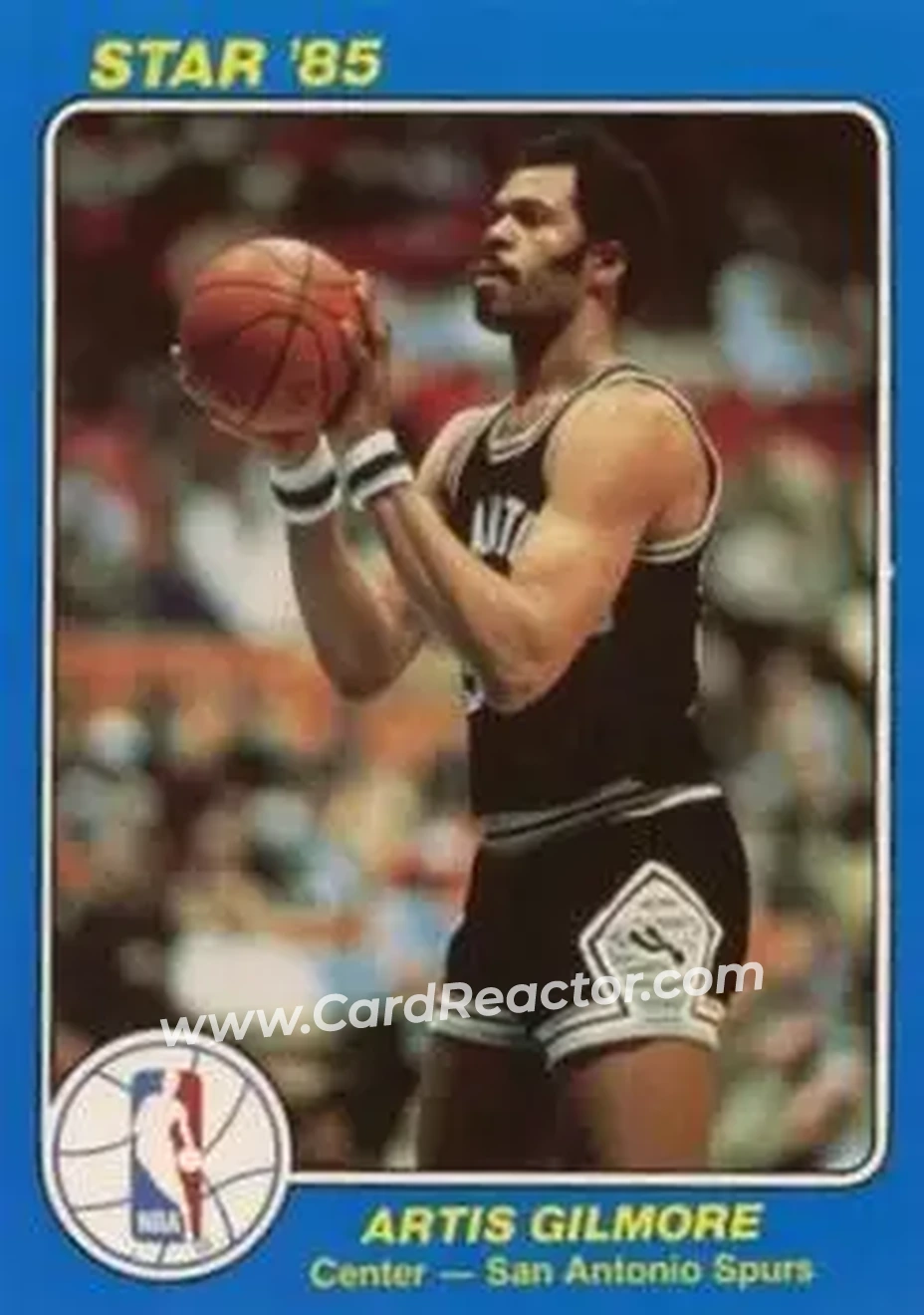 1984-85 Star Court Kings #34 - Artis Gilmore - San Antonio Spurs - Front