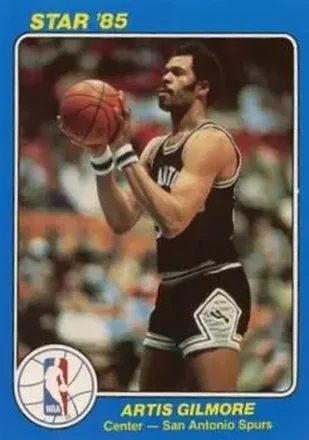 1984-85 Star Court Kings #34 - Artis Gilmore - San Antonio Spurs