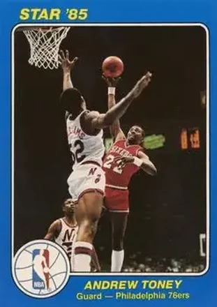 1984-85 Star Court Kings #35 - Andrew Toney - Philadelphia 76ers