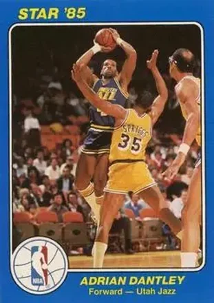1984-85 Star Court Kings #36 - Adrian Dantley - Utah Jazz