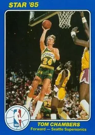 1984-85 Star Court Kings #39 - Tom Chambers - Seattle SuperSonics 1984-85 Star Court Kings #39 - Tom Chambers - Seattle SuperSonics