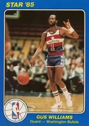 1984-85 Star Court Kings #40 - Gus Williams - Washington Bullets