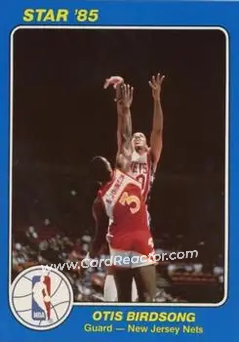 1984-85 Star Court Kings #43 - Otis Birdsong - New Jersey Nets - Front