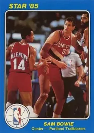 1984-85 Star Court Kings #44 - Sam Bowie - Portland Trail Blazers
