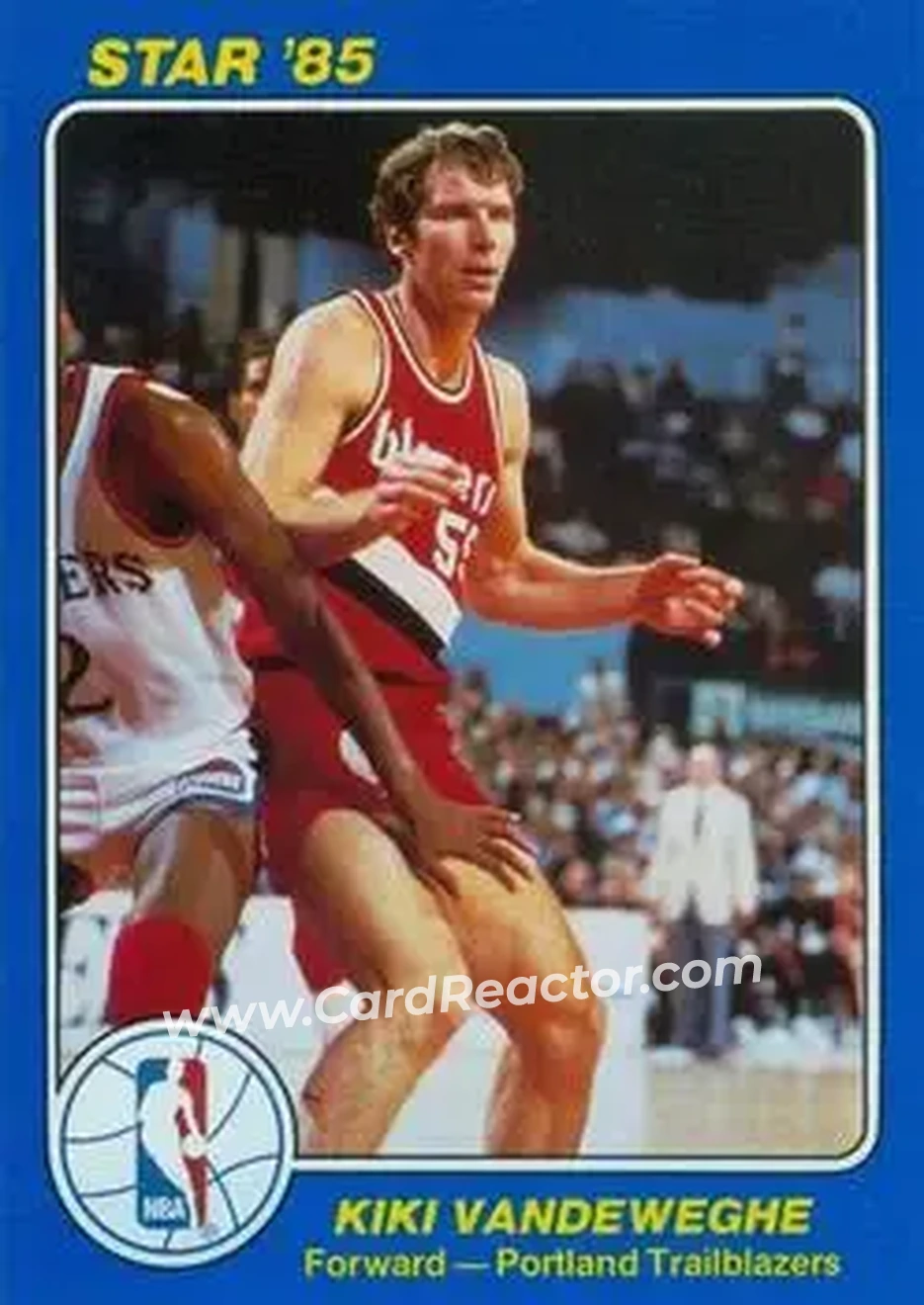1984-85 Star Court Kings #46 - Kiki Vandeweghe - Portland Trail Blazers - Front