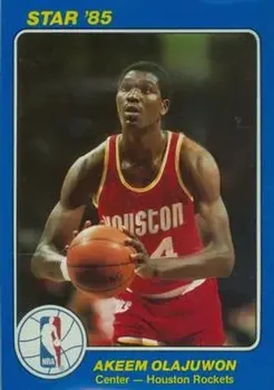 1984-85 Star Court Kings #47 - Hakeem Olajuwon - Houston Rockets