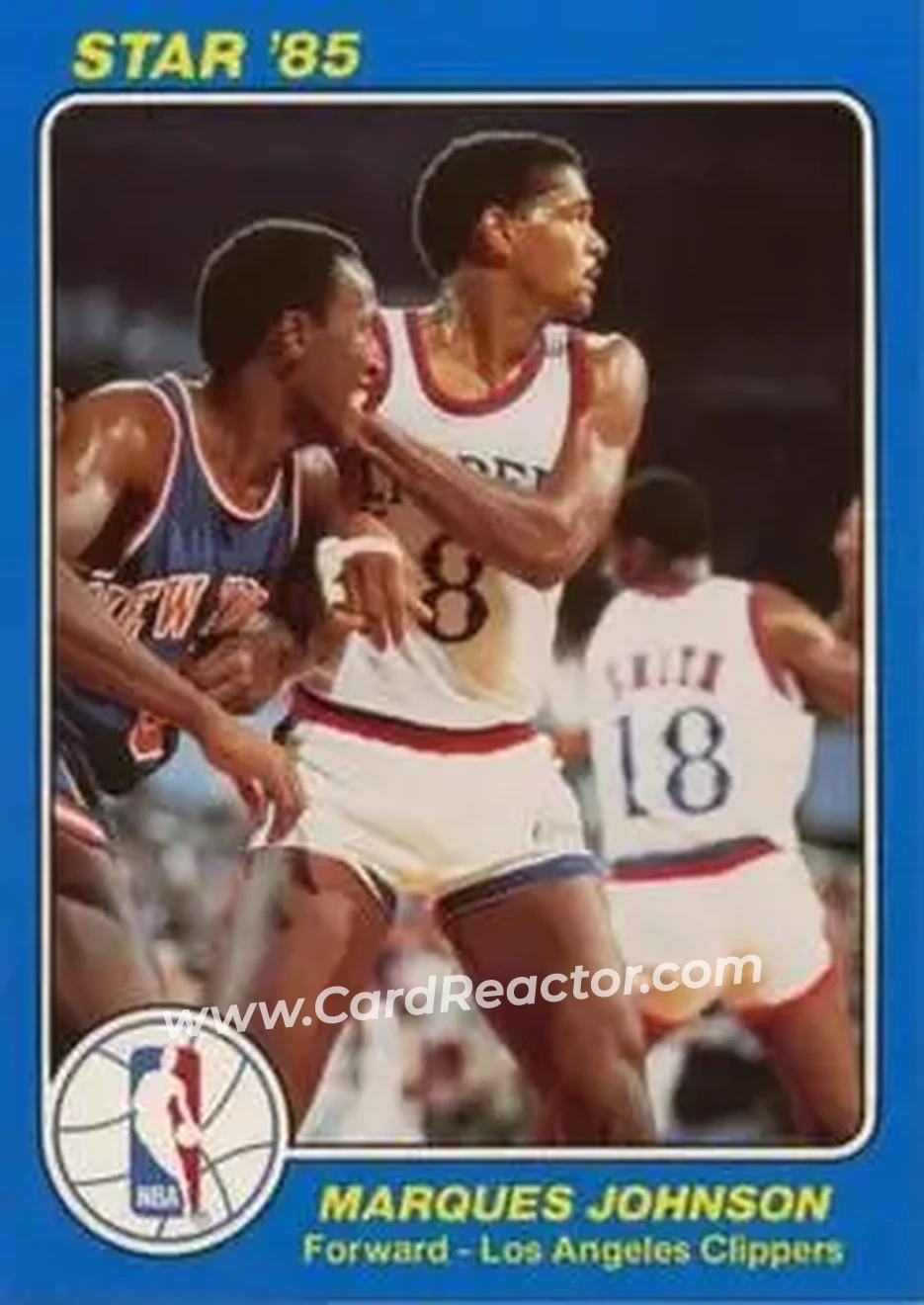 1984-85 Star Court Kings #48 - Marques Johnson - Los Angeles Lakers - Front 1984-85 Star Court Kings #48 - Marques Johnson - Los Angeles Lakers - Front