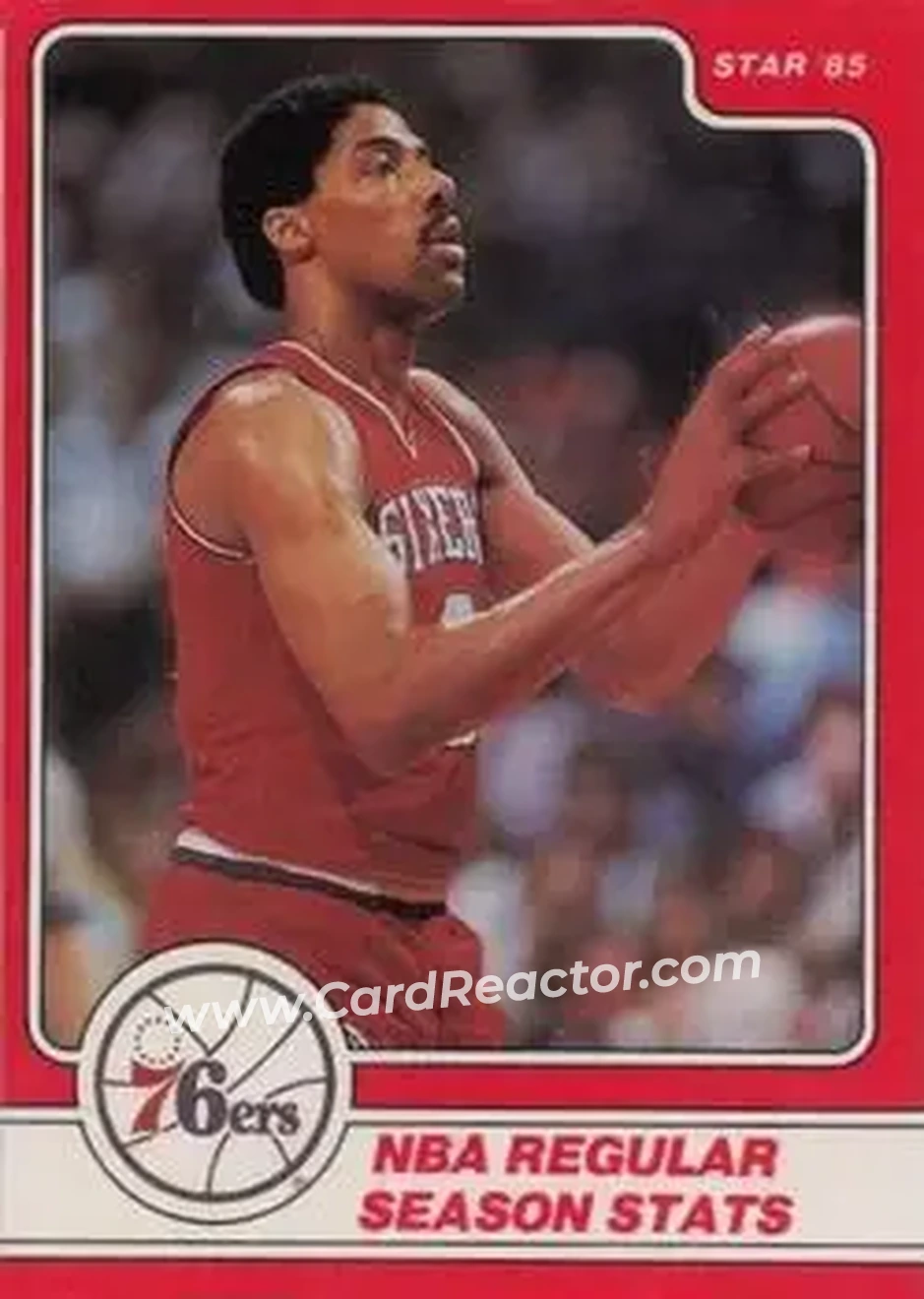 1984-85 Star Julius Erving #2 - Julius Erving - Philadelphia 76ers - Front