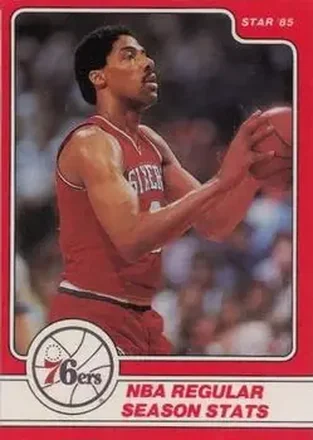 1984-85 Star Julius Erving #2 - Julius Erving - Philadelphia 76ers