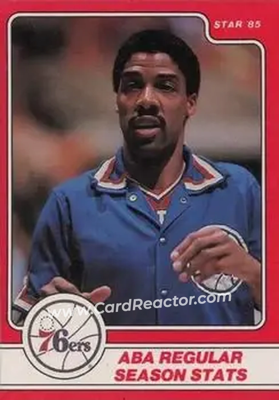 1984-85 Star Julius Erving #3 - Julius Erving - Philadelphia 76ers - Front
