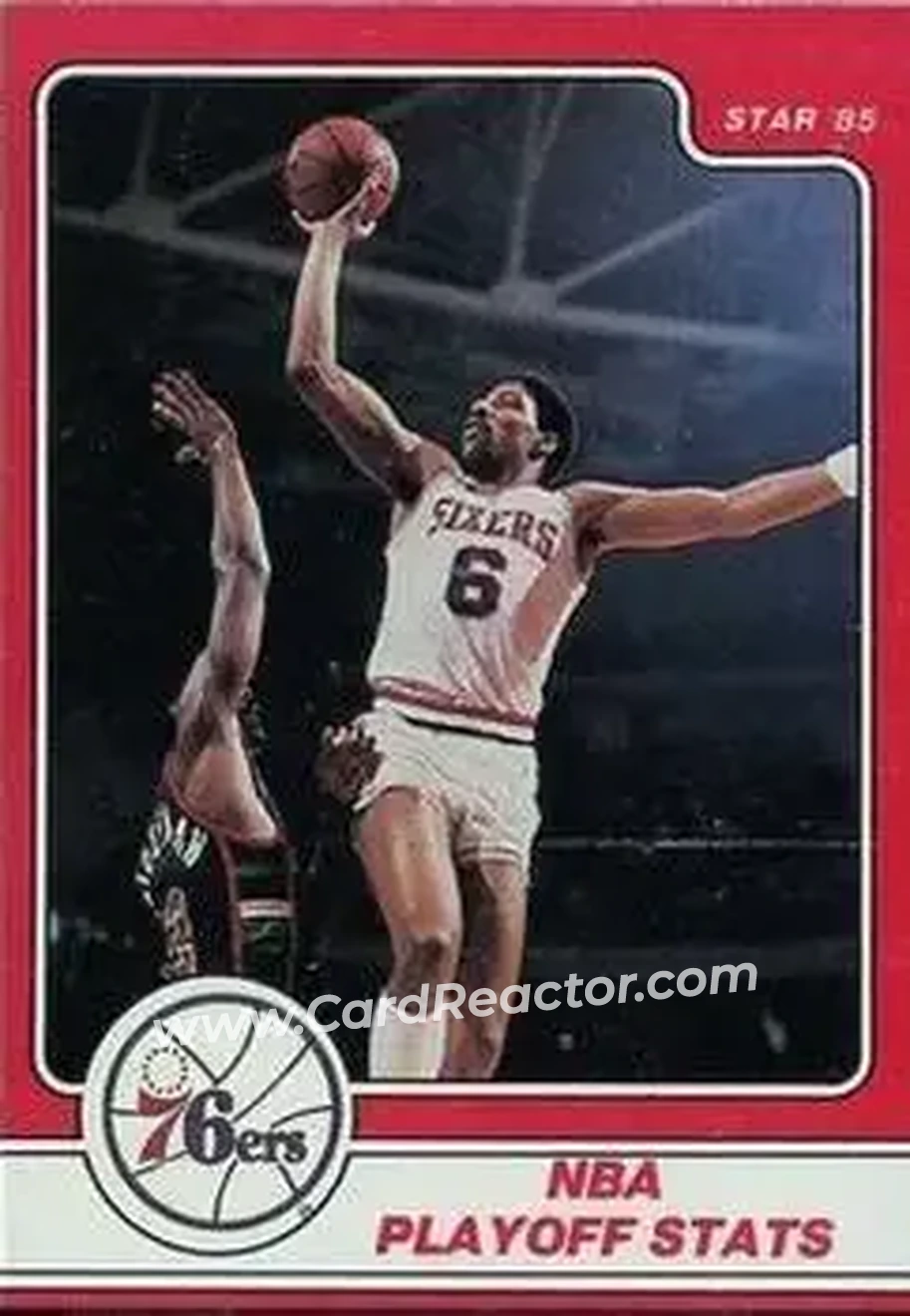 1984-85 Star Julius Erving #6 - Julius Erving - Philadelphia 76ers - Front