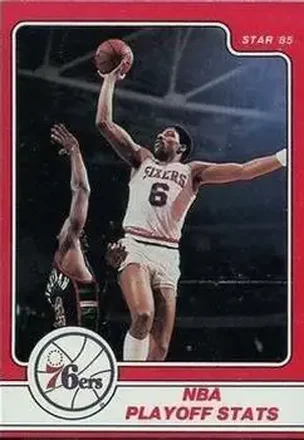 1984-85 Star Julius Erving #6 - Julius Erving - Philadelphia 76ers