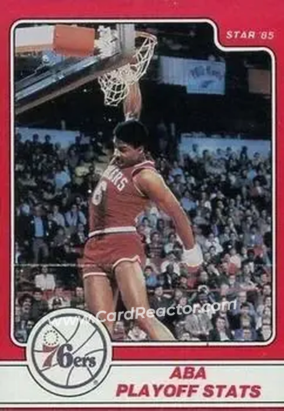 1984-85 Star Julius Erving #7 - Julius Erving - Philadelphia 76ers - Front