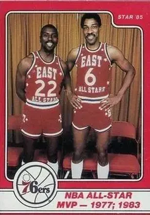 1984-85 Star Julius Erving #11 - Julius Erving - Philadelphia 76ers
