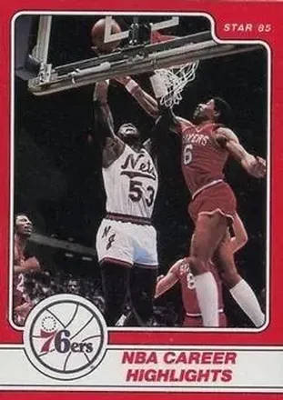 1984-85 Star Julius Erving #12 - Julius Erving - Philadelphia 76ers