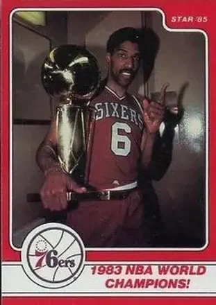 1984-85 Star Julius Erving #14 - Julius Erving - Philadelphia 76ers