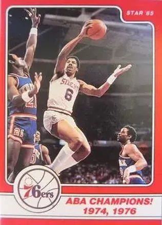 1984-85 Star Julius Erving #15 - Julius Erving - Philadelphia 76ers