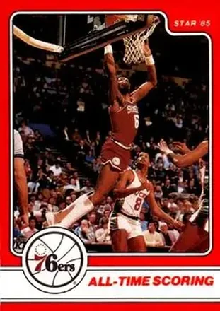 1984-85 Star Julius Erving #16 - Julius Erving - Philadelphia 76ers
