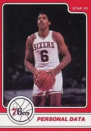 1984-85 Star Julius Erving #17 - Julius Erving - Philadelphia 76ers