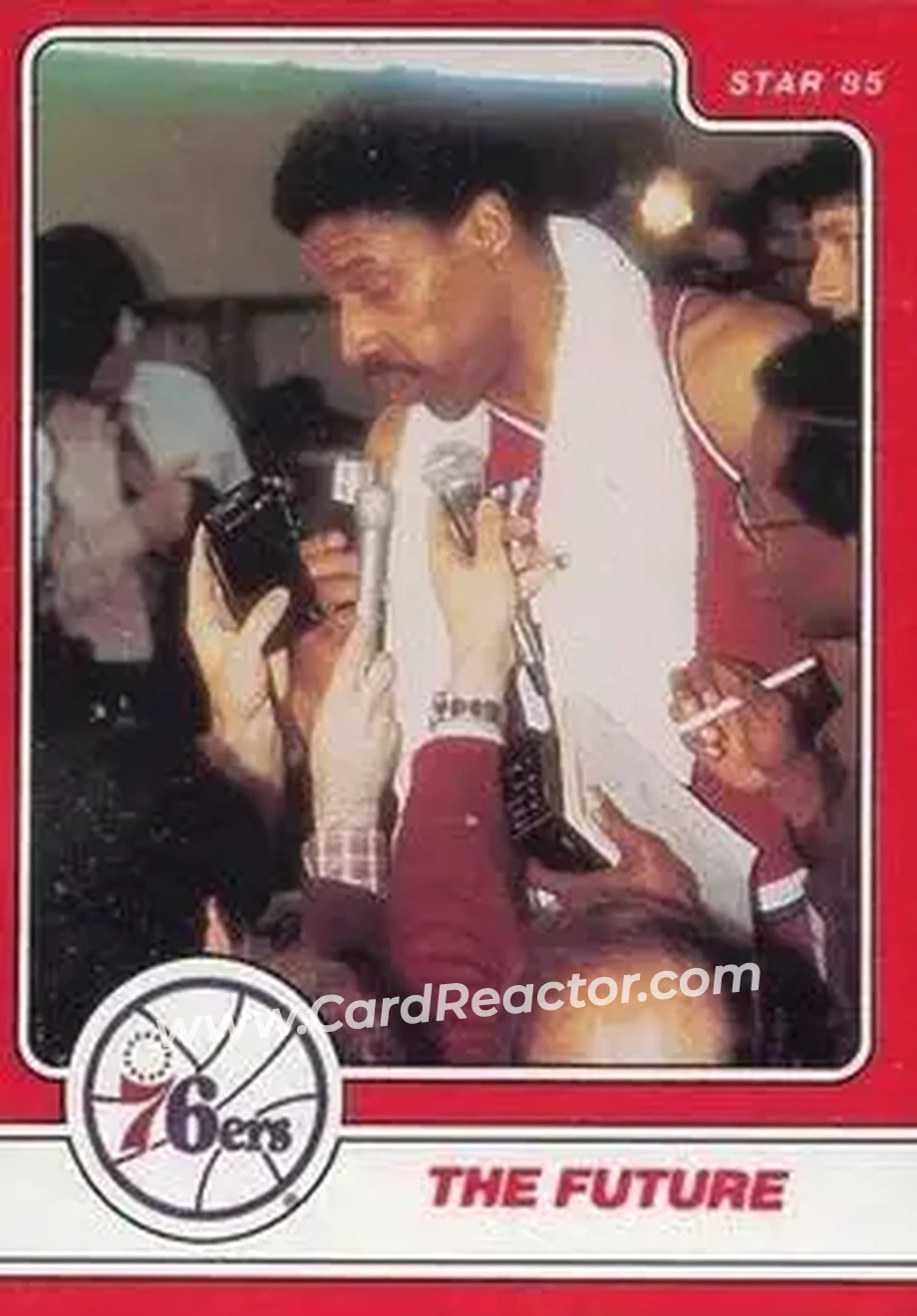 1984-85 Star Julius Erving #18 - Julius Erving - Philadelphia 76ers - Front