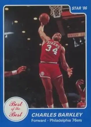 1986 Star Best of the Best #2 - Charles Barkley - Philadelphia 76ers
