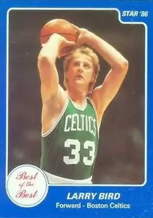 1986 Star Best of the Best #3 - Larry Bird - Boston Celtics