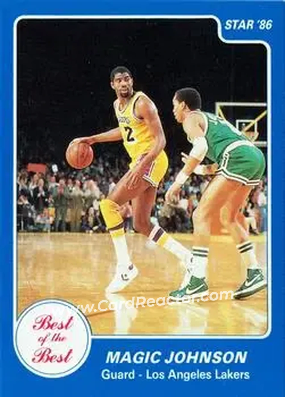 1986 Star Best of the Best #8 - Magic Johnson - Los Angeles Lakers - Front 1986 Star Best of the Best #8 - Magic Johnson - Los Angeles Lakers - Front