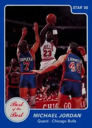 1986 Star Best of the Best #9 - Michael Jordan - Chicago Bulls