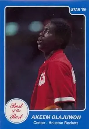 1986 Star Best of the Best #11 - Hakeem Olajuwon - Houston Rockets