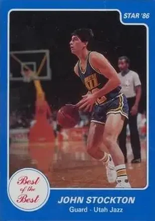 1986 Star Best of the Best #12 - John Stockton - Utah Jazz