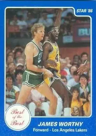 1986 Star Best of the Best #15 - James Worthy - Los Angeles Lakers