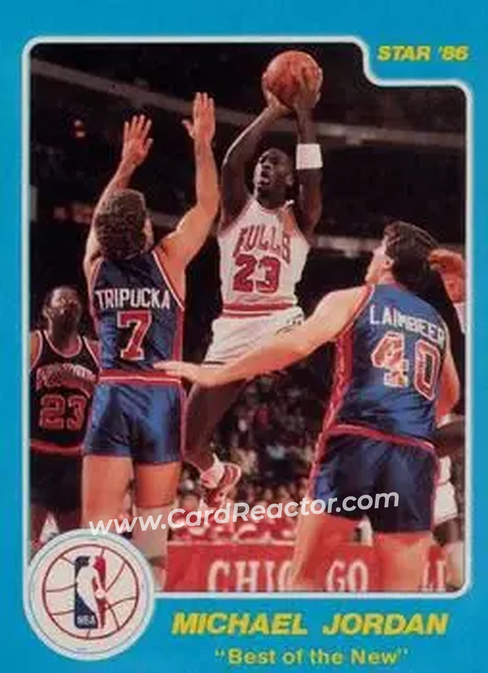 1986 Star Best of the New/Old #NNO - Michael Jordan - Chicago Bulls - Front