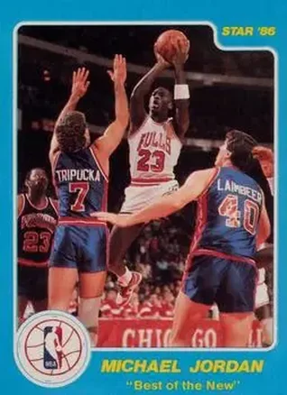 1986 Star Best of the New/Old #NNO - Michael Jordan - Chicago Bulls