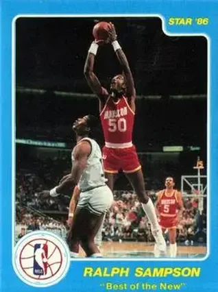 1986 Star Best of the New/Old #NNO - Ralph Sampson - Houston Rockets