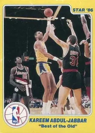 1986 Star Best of the New/Old #NNO - Kareem Abdul-Jabbar - Los Angeles Lakers
