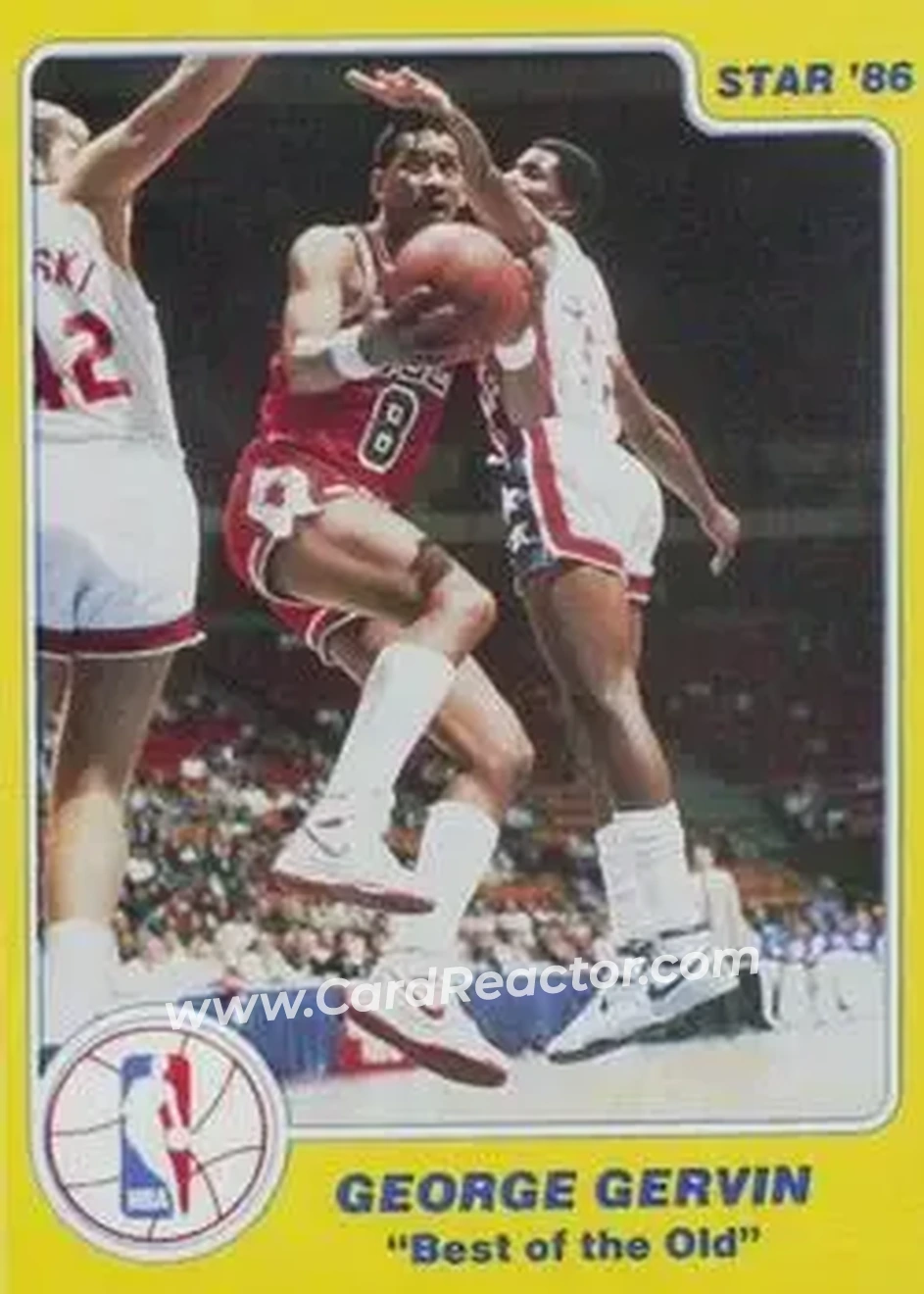 1986 Star Best of the New/Old #NNO - George Gervin - Chicago Bulls - Front