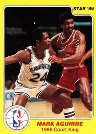 1986 Star Court Kings #1 - Mark Aguirre - Dallas Mavericks