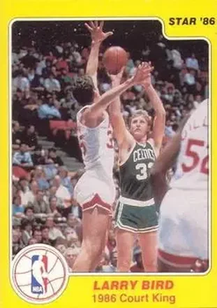 1986 Star Court Kings #4 - Larry Bird - Boston Celtics
